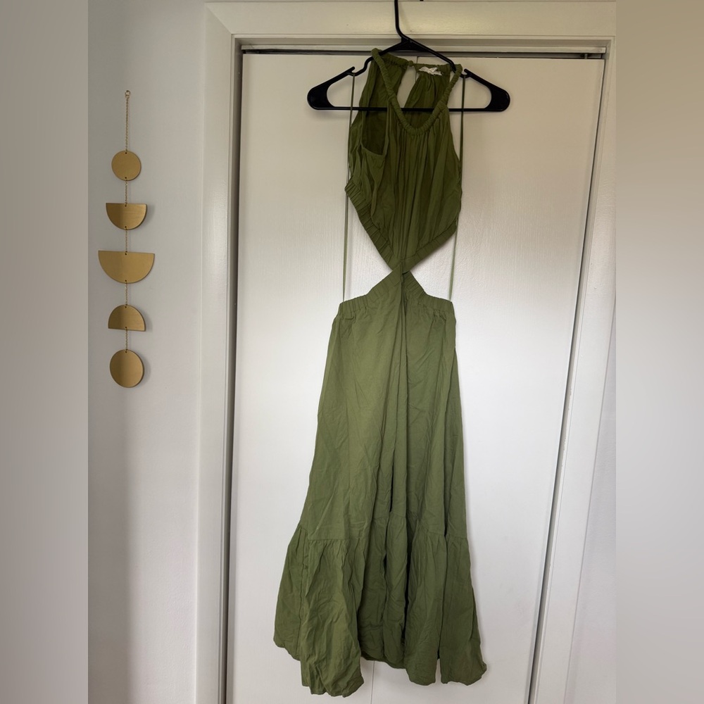 Anthropologie By the River Cut Out Maxi Dress